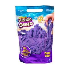 Sand for children's creativity - KINETIC SAND COLOR (purple, 907 g)