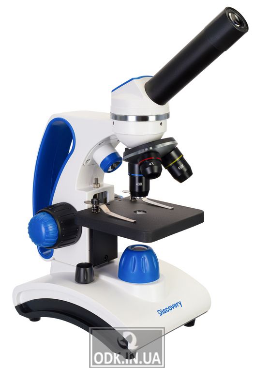 Discovery Pico Gravity microscope with book
