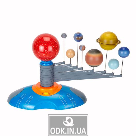 Edu-Toys solar system model with auto-rotation and backlight (GE045)