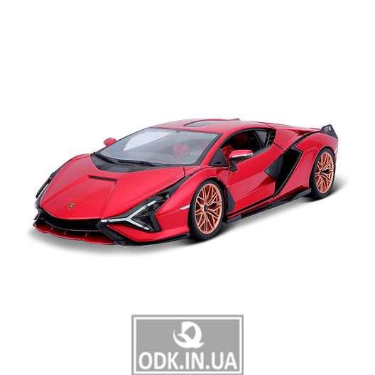 Автомодель - Lamborghini Sián FKP 37 (червоний металік, 1:18)