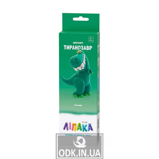 Self-hardening plasticine set, LIPAKA - Tyrannosaurus