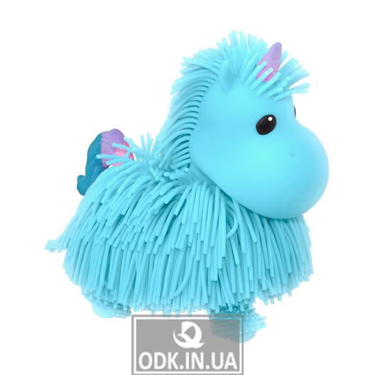 Jiggly Pup Interactive Toy - Magic Unicorn (Blue)