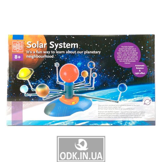 Edu-Toys solar system model with auto-rotation and backlight (GE045)