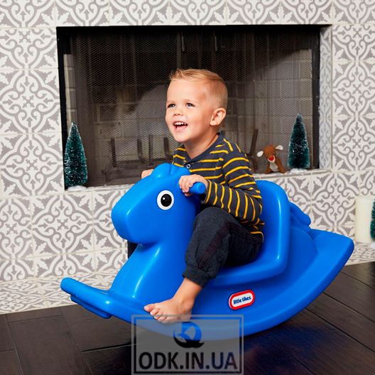 Rocking chair - FUNNY HORSE (blue)