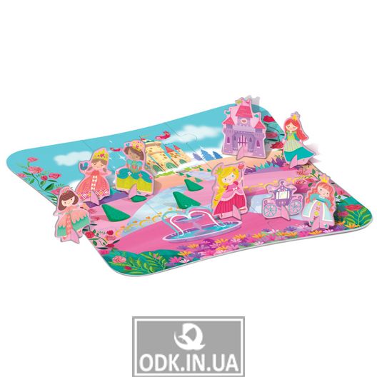 Puzzle with 4M Princess figures (00-04718)
