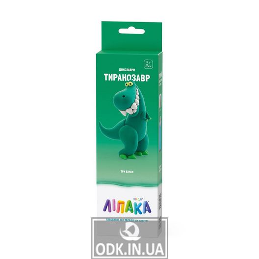 Self-hardening plasticine set, LIPAKA - Tyrannosaurus