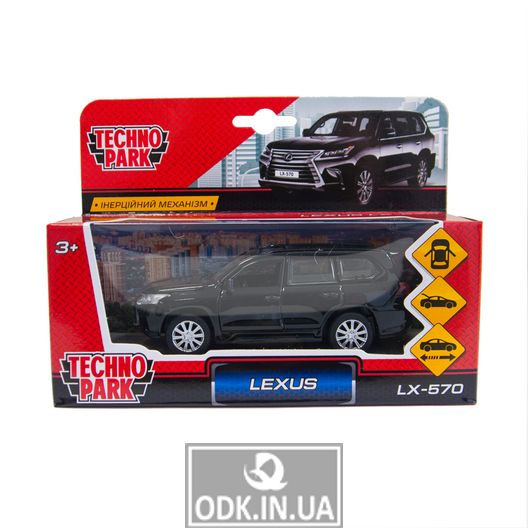 The car model is Lexus LX-570