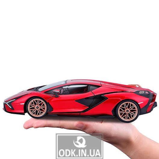Автомодель - Lamborghini Sián FKP 37 (червоний металік, 1:18)