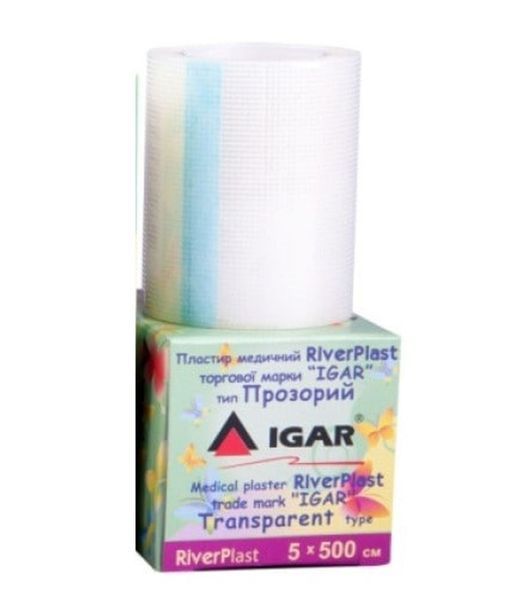 Пластир медичний IGAR RiverPlast тип класичний (бавовняний) 5 x 500