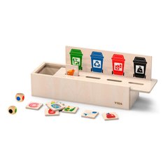 Wooden game set Viga Toys Garbage sorting (44504)