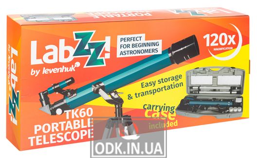 Levenhuk LabZZ TK60 telescope with a case