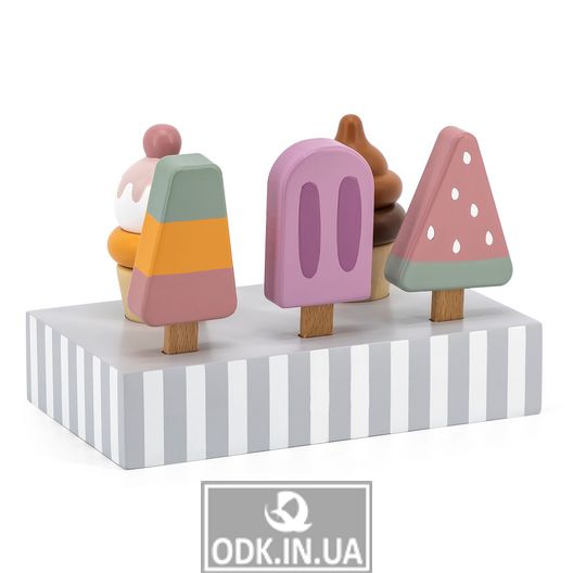 Wooden game set Viga Toys PolarB Ice cream (44057)