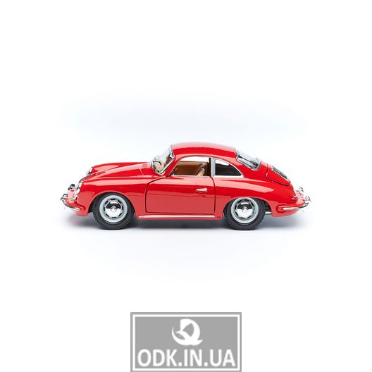 Автомодель - Porsche 356B (1961) (ассорти слоновая кость, красный, 1:24)