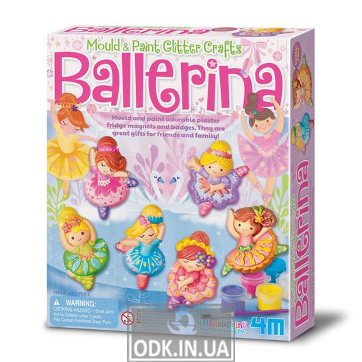 Set for creation of magnets from plaster 4M Ballerinas (00-03527)