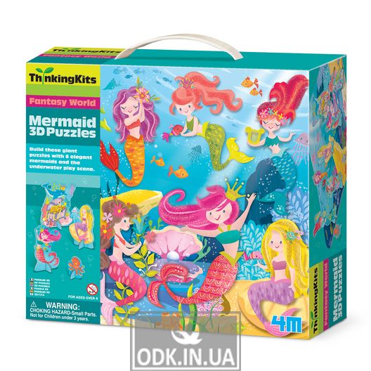Puzzle with figures 4M Mermaids (00-04719)