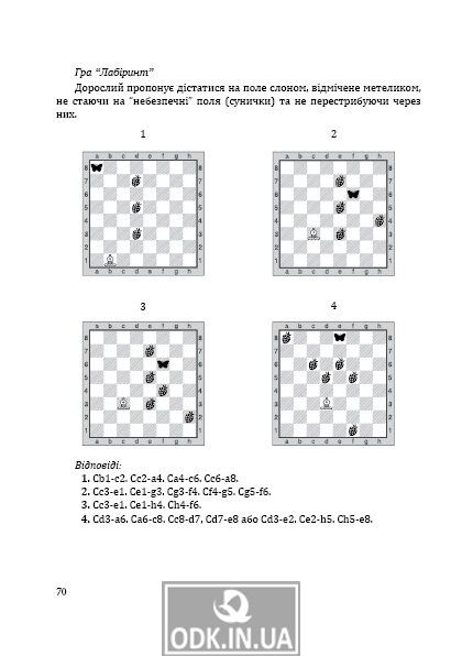 Шаховими стежинами : програма та методичний посібник з навчання дітей старшого дошкільного віку гри в шахи