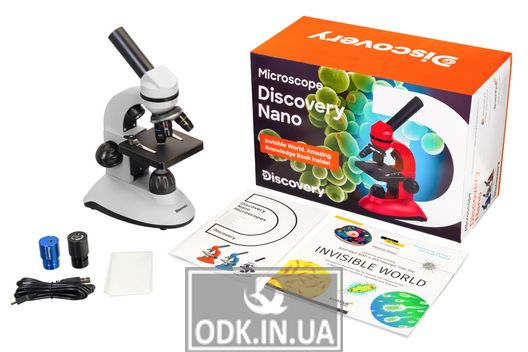 Digital Discovery Nano Polar microscope with book