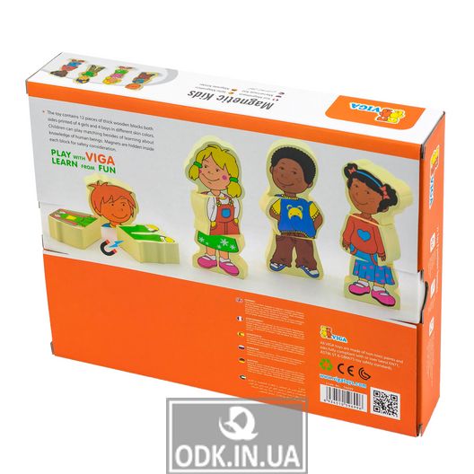 Set of magnetic figures Viga Toys Children (59699VG)
