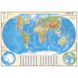 Світ. Загальногеографічна карта. 110x80 см. М 1:32 000 000. Картон (4820114952134)