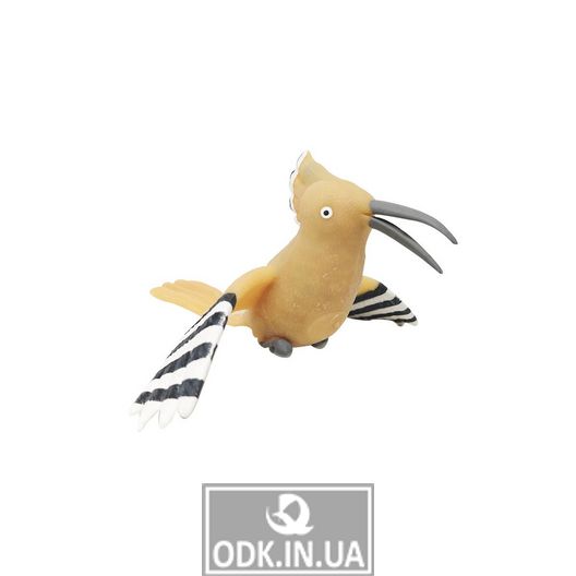 Stretch toy in the form of an animal - Tropical birds (12 pieces, on display)