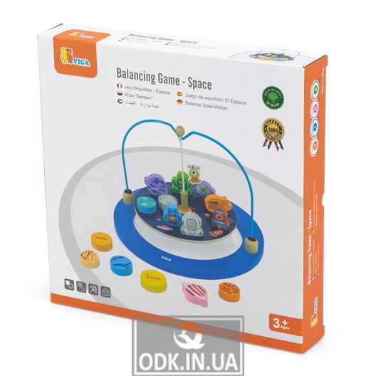 Wooden Balance Game Viga Toys Space (44580)