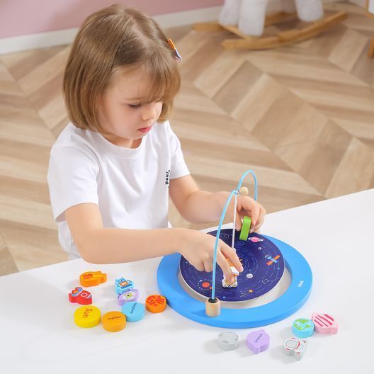 Дерев'яна гра-баланс Viga Toys Космос (44580)