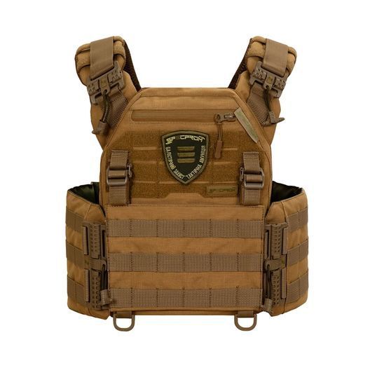 Плитоноска Warmor gen.3 XL+ Чорна зі системою швидкого скидання з підсумками. (Великого розміру)