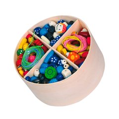 Set for creativity Viga Toys Wooden beads (56002)