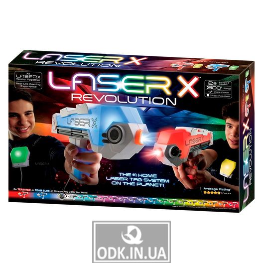 Game set for laser fights - Laser X Revolution for two players