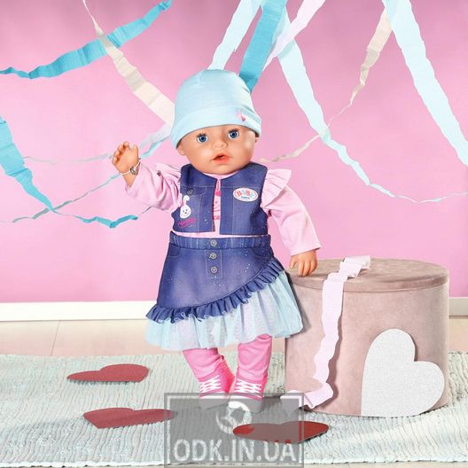 Кукла BABY Born серии Нежные объятия - Волшебная девочка в джинсовом наряде