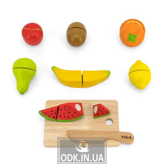 Toy Products Viga Toys Sliced Fruit (44539)