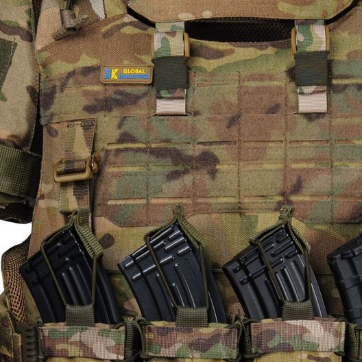 Тактичний жилет - плитоноска (чохол) Warmor gen.3 з підсумками під АК і швидким бічним і верхнім скиданням (без плит) мультикам (00000002266)