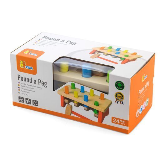 Стукалка Viga Toys Цвяшки (59719)