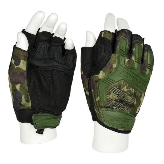 Тактичні безпалі рукавички Mechanix, розмір L, Мультикам, L