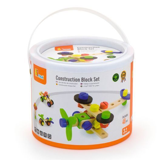 Дерев'яний конструктор Viga Toys 48 ел. (50383)