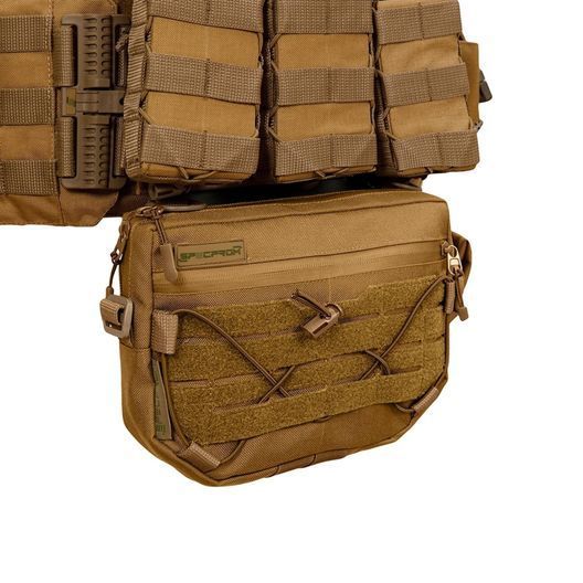 Плитоноска Warmor gen.3 Pro Max XL Койот. Система швидкого скидання. 7 підсумок. (Великого розміру)