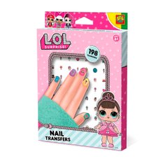 Set of nail stickers of the LOL SURPRISE series! - Fashionable bow