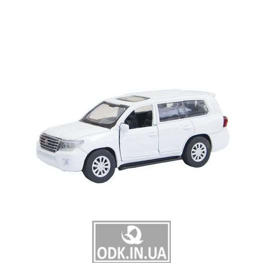The car model is a Toyota Land Cruiser