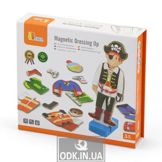 Set of magnets Viga Toys Boy's wardrobe (50021)