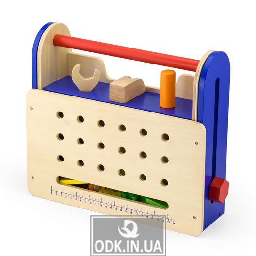 Wooden game set Viga Toys Toolbox (59869)