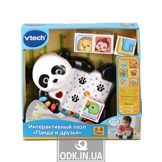 Educational puzzle toy - Panda and friends