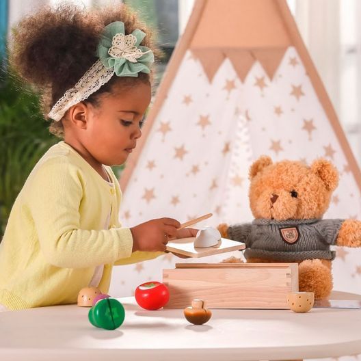 Іграшкові продукти Viga Toys Нарізані овочі з дерева (44540)