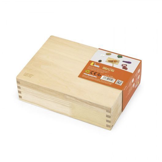 Іграшкові продукти Viga Toys Нарізані овочі з дерева (44540)