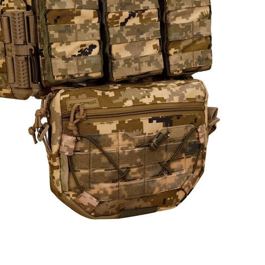 Плитоноска Warmor gen.3 Pro Max XL Піксель ММ14. Система швидкого скидання. 7 підсумок. (Великого розміру)