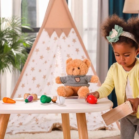 Іграшкові продукти Viga Toys Нарізані овочі з дерева (44540)