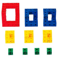 Обучающий набор Gigo Объемные фигуры из кубиков, 2 см (1167R)
