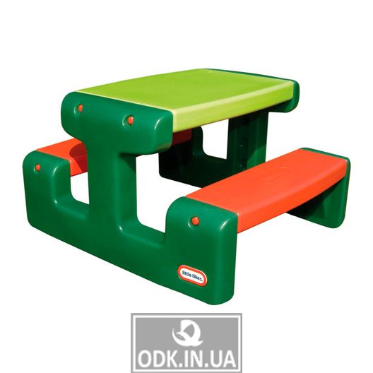 Ігровий столик для пікніка - Яскраві кольори, Джуніор (зелений)