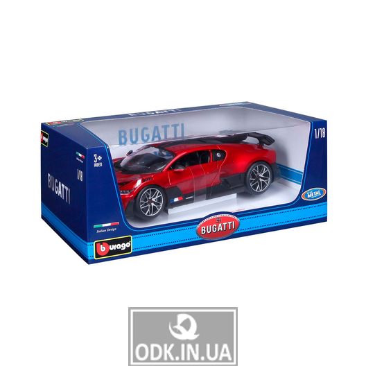 Автомодель - Bugatti Divo (червоний металік, 1:18)