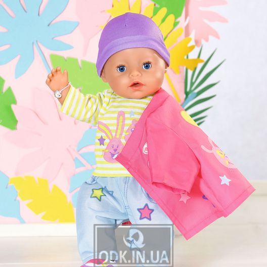 Doll BABY Born series Gentle hugs - Charming girl in a universal outfit