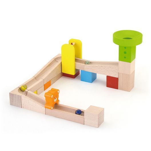 Дерев'яний конструктор Viga Toys Marble Run Горки для кульок (51619)